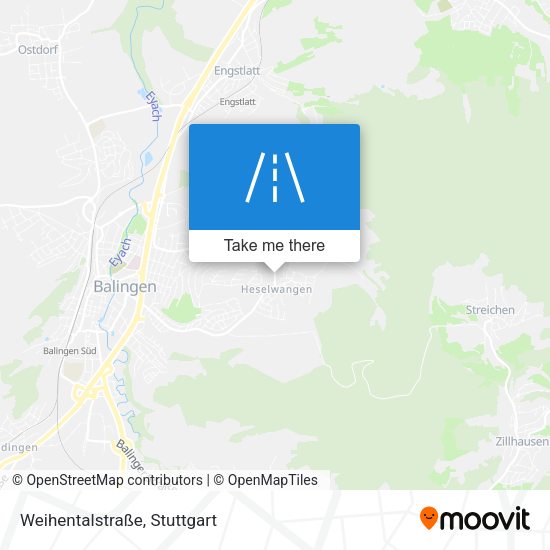 Weihentalstraße map