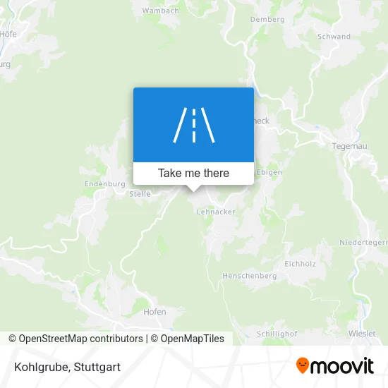Карта Kohlgrube