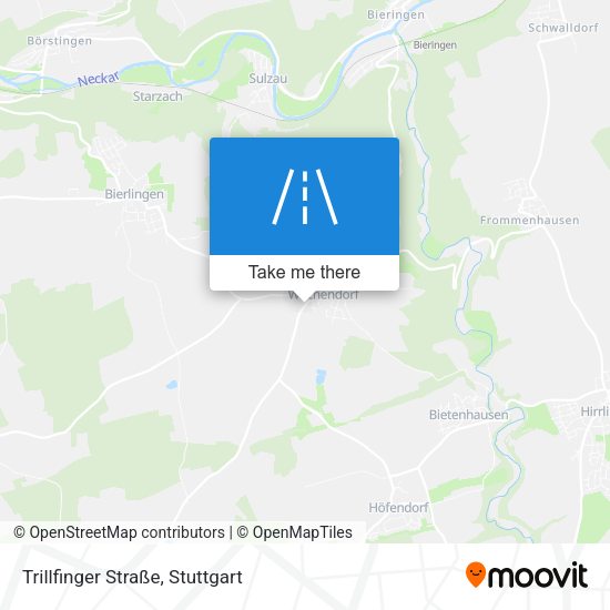 Trillfinger Straße map