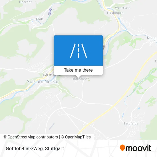 Карта Gottlob-Link-Weg