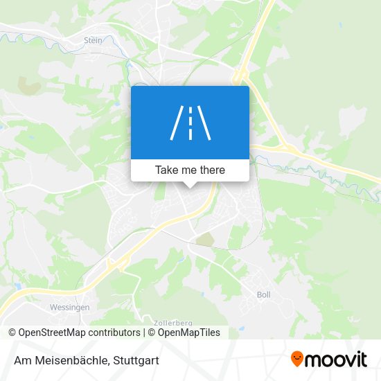 Am Meisenbächle map