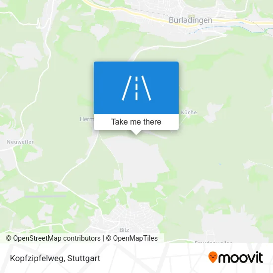 Карта Kopfzipfelweg