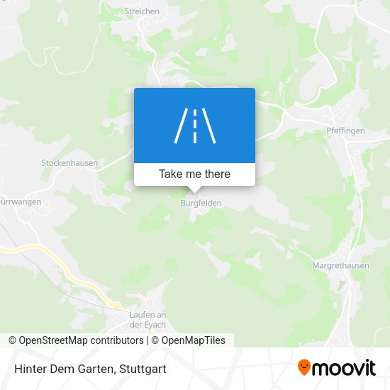 Карта Hinter Dem Garten