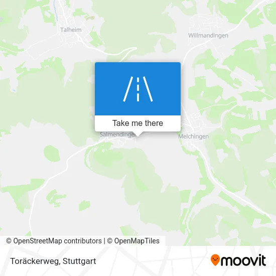 Карта Toräckerweg