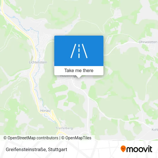Карта Greifensteinstraße