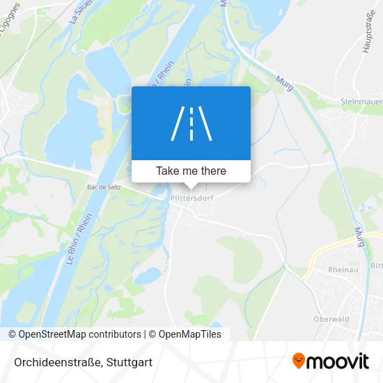 Карта Orchideenstraße