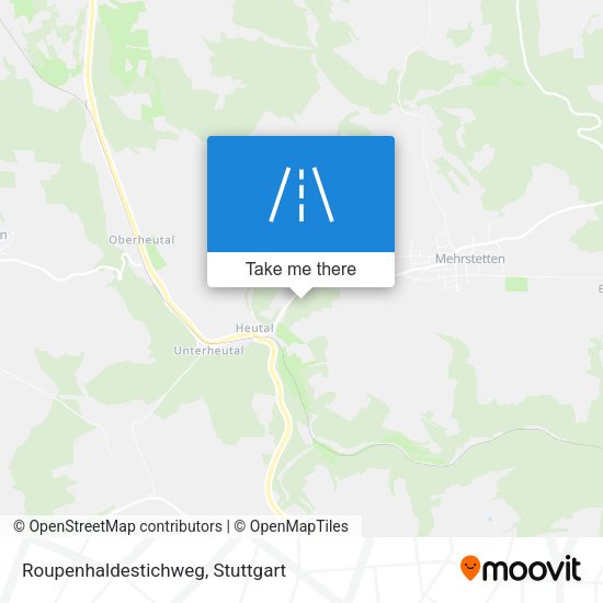 Roupenhaldestichweg map