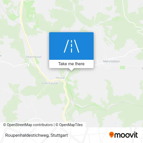 Карта Roupenhaldestichweg