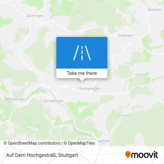 Карта Auf Dem Hochgesträß