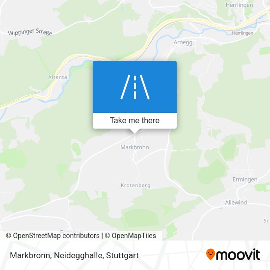 Markbronn, Neidegghalle map
