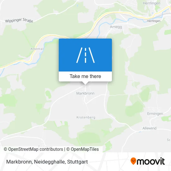 Карта Markbronn, Neidegghalle