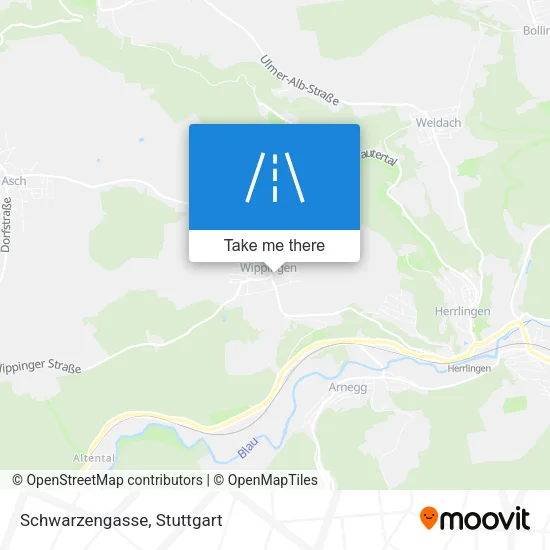 Карта Schwarzengasse