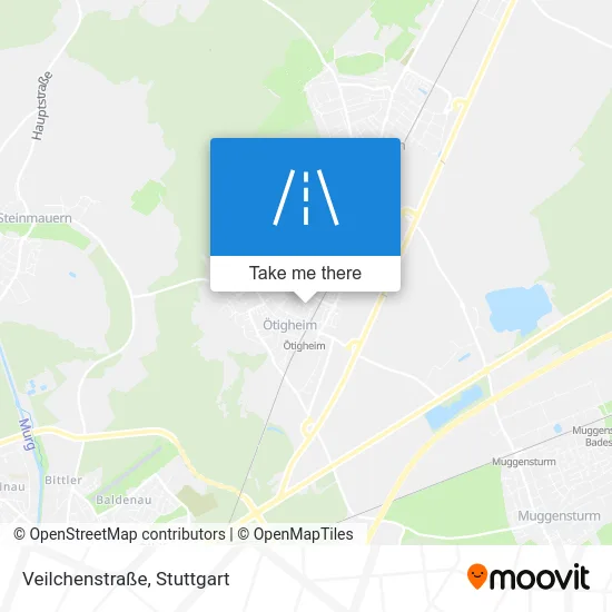 Карта Veilchenstraße