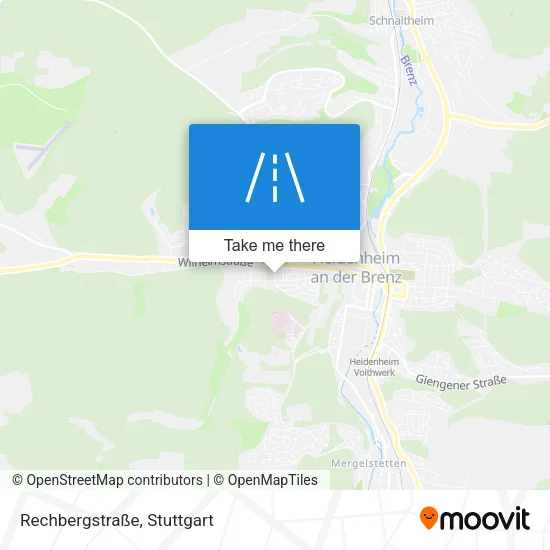Карта Rechbergstraße