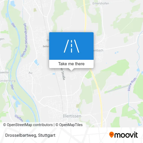 Карта Drosselbartweg