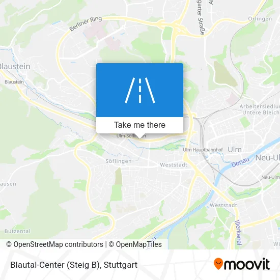 Карта Blautal-Center (Steig B)