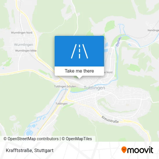Карта Krafftstraße