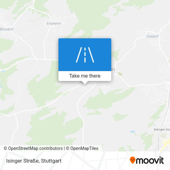 Isinger Straße map