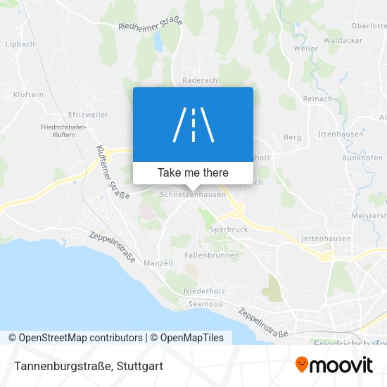 Tannenburgstraße map