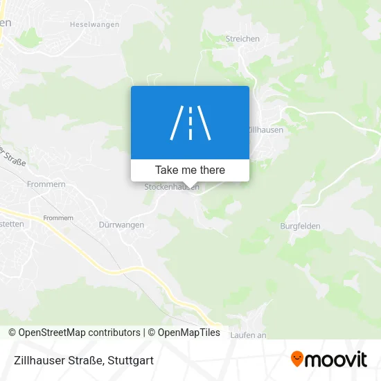 Карта Zillhauser Straße