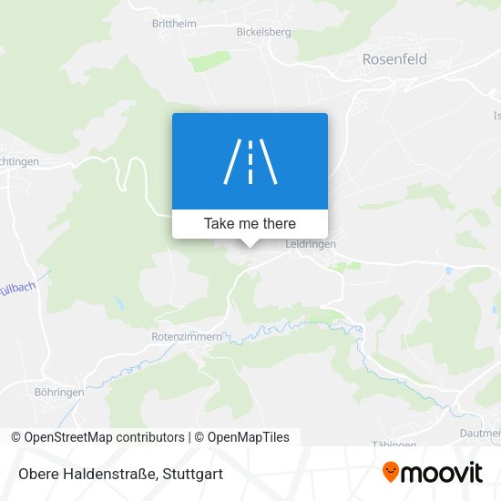 Obere Haldenstraße map