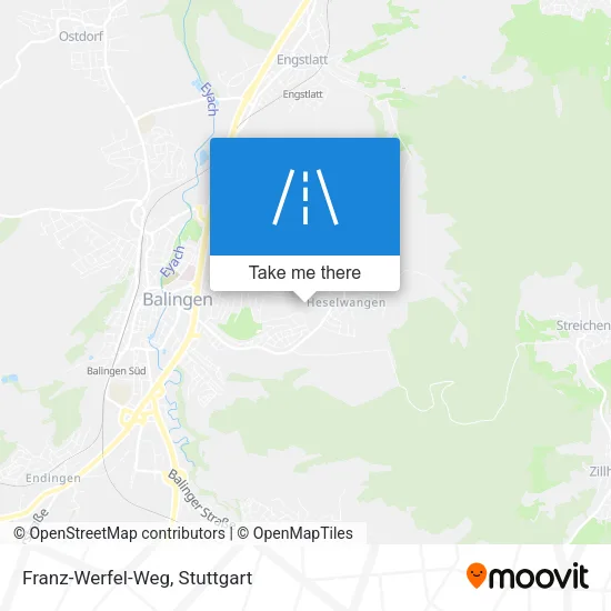 Карта Franz-Werfel-Weg