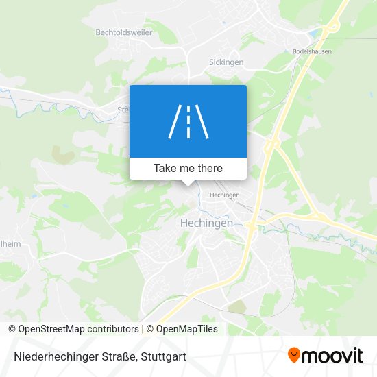 Niederhechinger Straße map