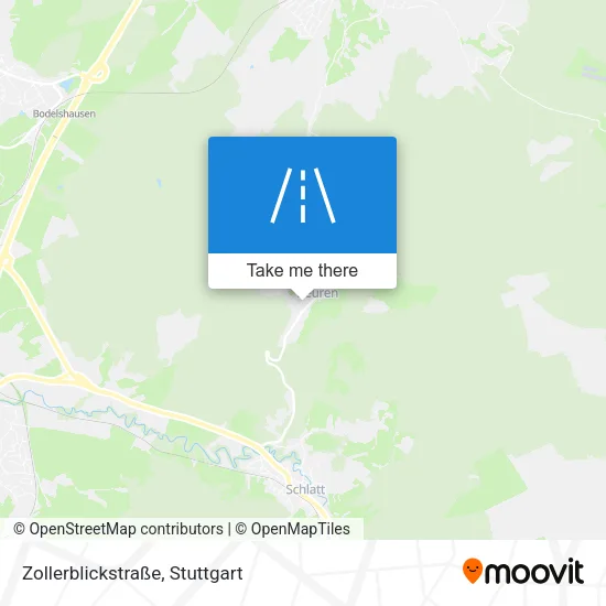 Карта Zollerblickstraße