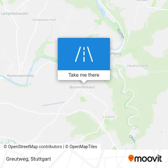 Greutweg map