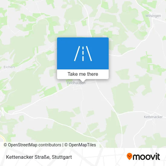 Карта Kettenacker Straße