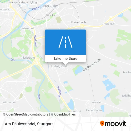 Карта Am Päulesstadel