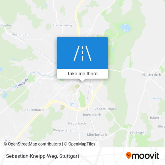 Sebastian-Kneipp-Weg map