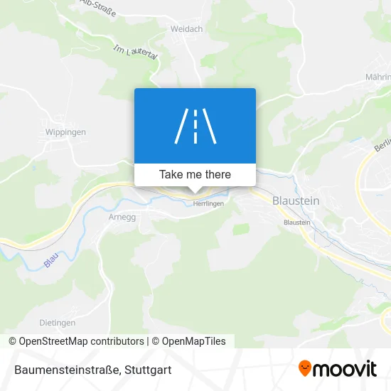 Карта Baumensteinstraße