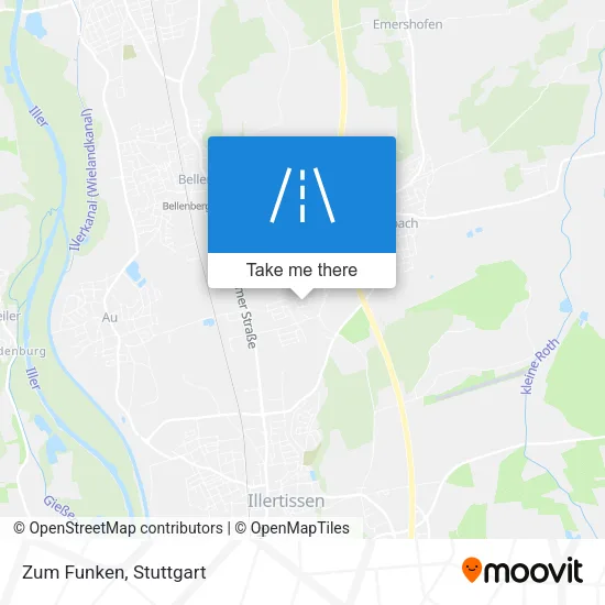 Карта Zum Funken