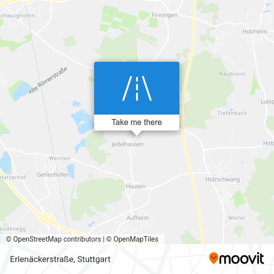 Erlenäckerstraße map