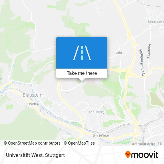 Карта Universität West