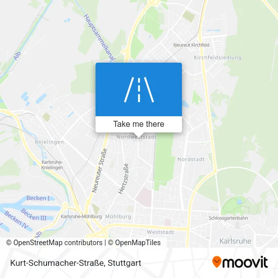 Карта Kurt-Schumacher-Straße