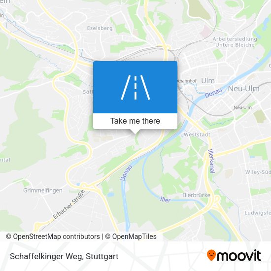 Schaffelkinger Weg map