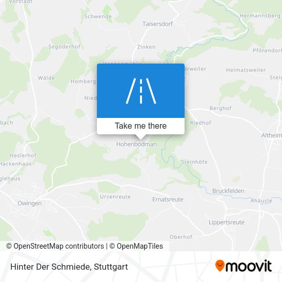 Карта Hinter Der Schmiede