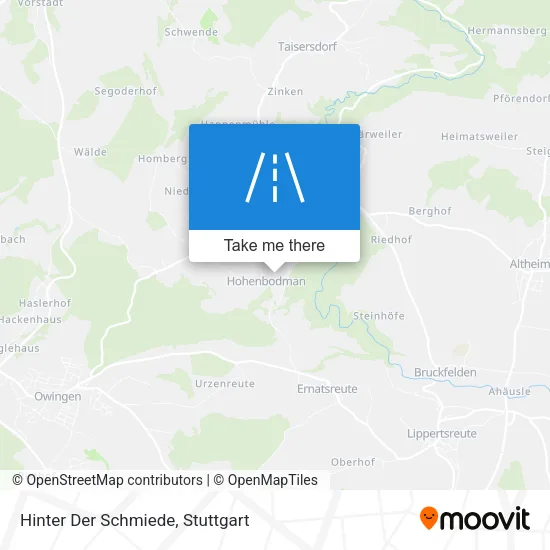 Карта Hinter Der Schmiede