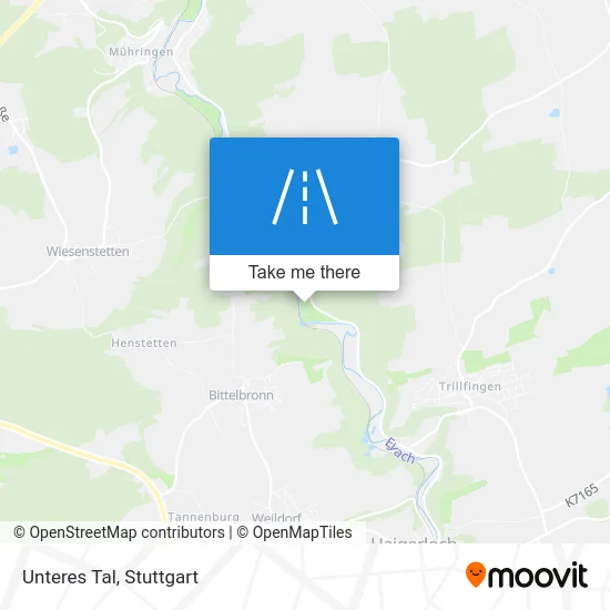 Карта Unteres Tal