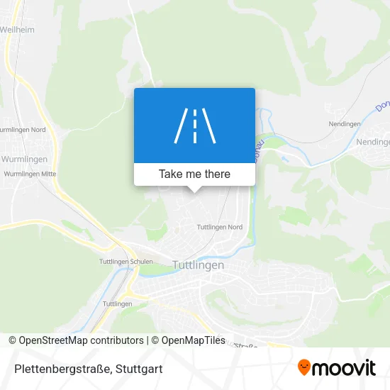 Карта Plettenbergstraße