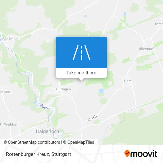 Rottenburger Kreuz map