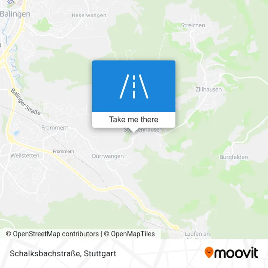 Карта Schalksbachstraße