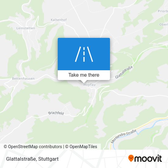 Glattalstraße map