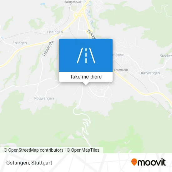 Карта Gstangen