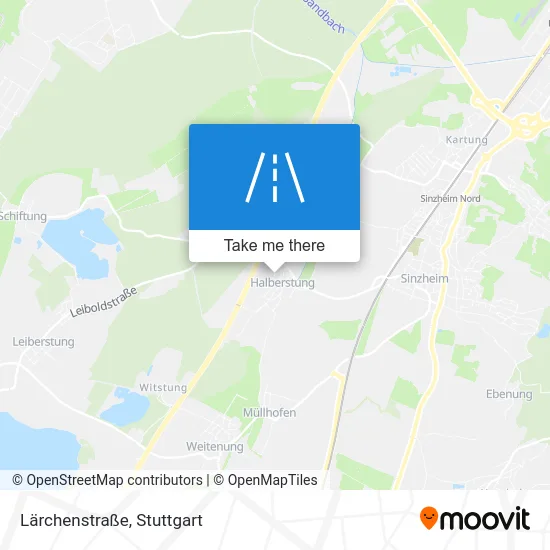 Карта Lärchenstraße