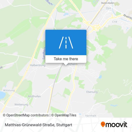 Matthias-Grünewald-Straße map