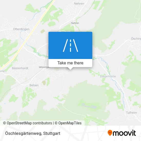 Карта Öschlesgärtenweg
