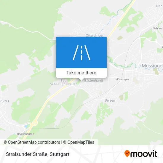Карта Stralsunder Straße